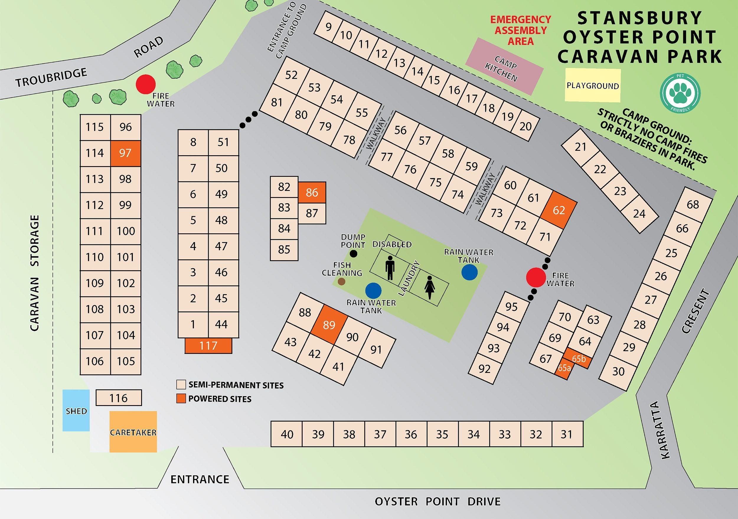 Oyster Point Campground Map | Point Portal